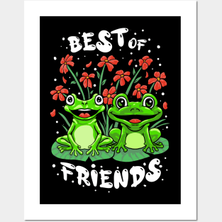 frog best friend Posters and Art